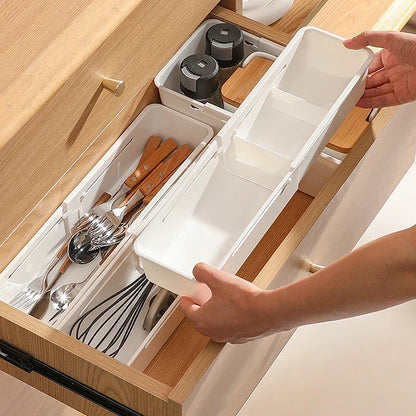 Monzzi Retractable Multi-Functional Organizer for Kitchen and Office Drawers