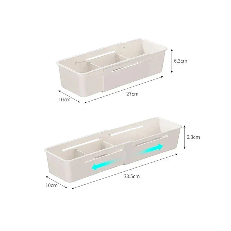 Monzzi Retractable Multi-Functional Organizer for Kitchen and Office Drawers