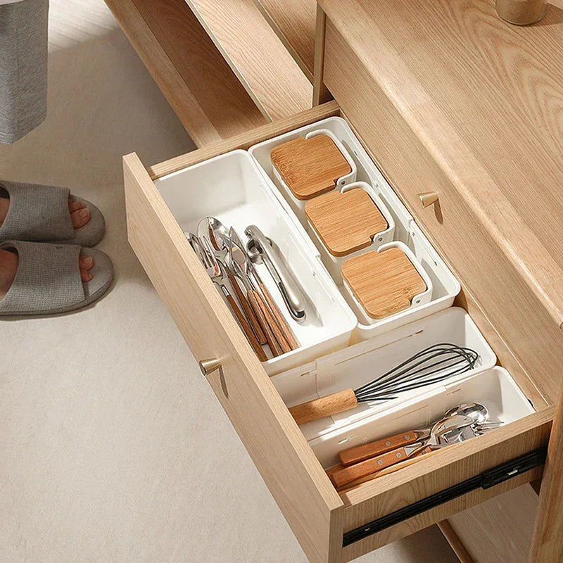 Monzzi Retractable Multi-Functional Organizer for Kitchen and Office Drawers