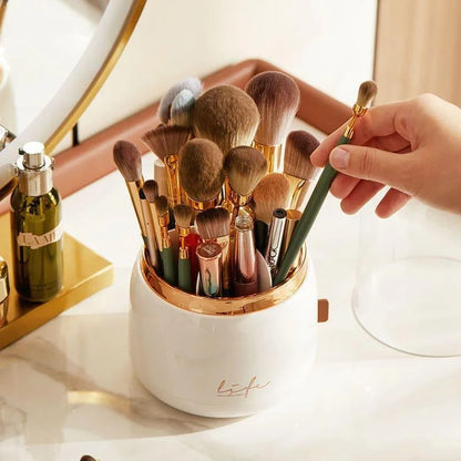 Monzzi Contemporary Rotating Makeup Brush Holder