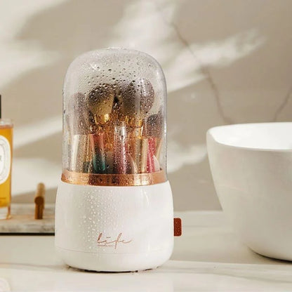 Monzzi Contemporary Rotating Makeup Brush Holder