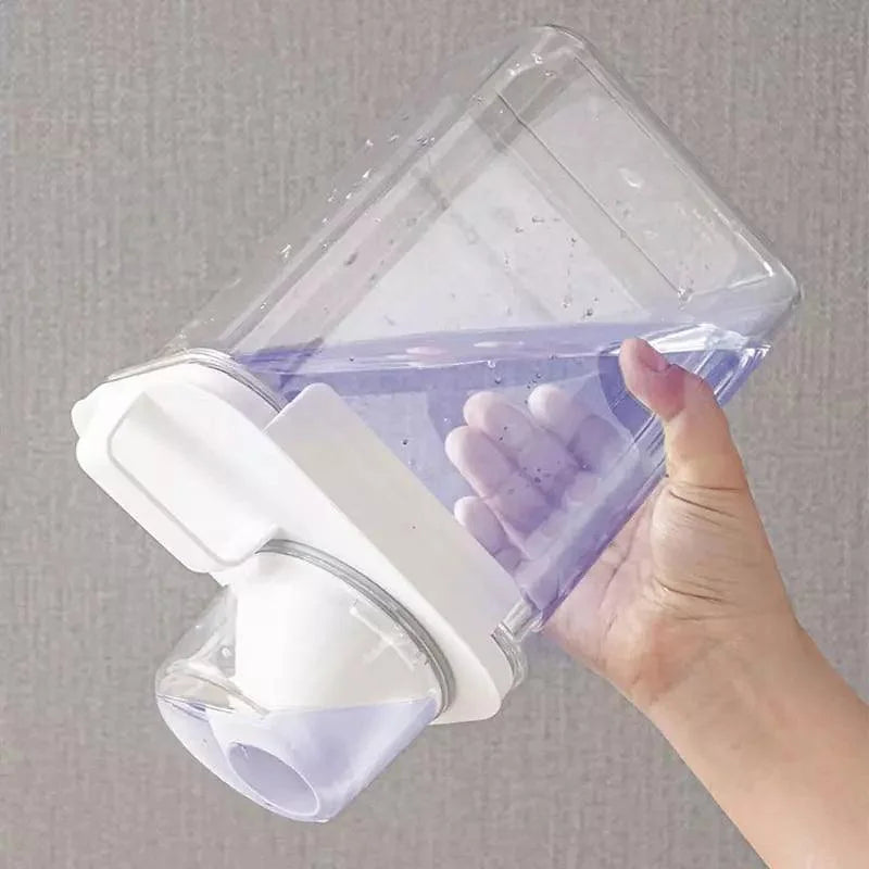 Hermetic Soap and Cereal Storage Container with Monzzi Dispenser