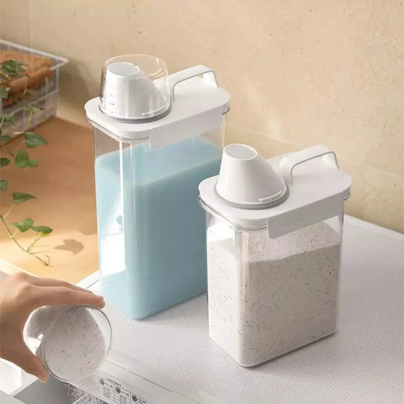 Hermetic Soap and Cereal Storage Container with Monzzi Dispenser