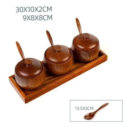 Monzzi Solid Wood Spice Rack Organizer