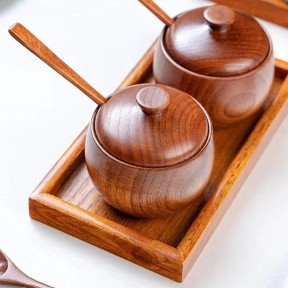 Monzzi Solid Wood Spice Rack Organizer