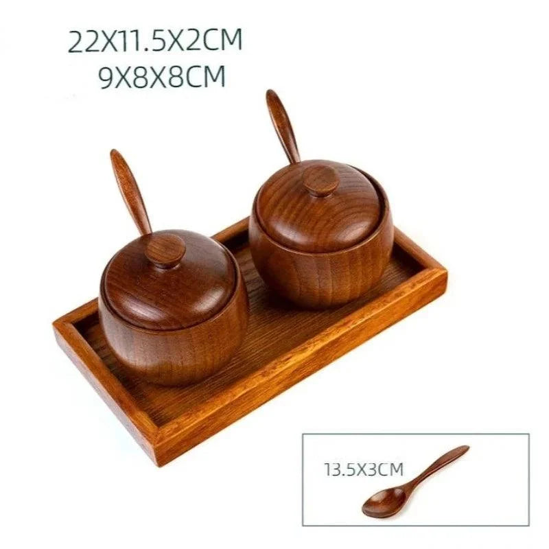 Monzzi Solid Wood Spice Rack Organizer