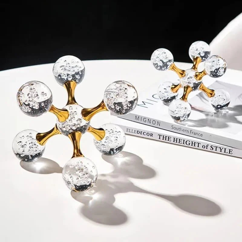 Molecular Crystal Decorative Ornament for Monzzi Table Centerpiece