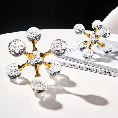 Molecular Crystal Decorative Ornament for Monzzi Table Centerpiece
