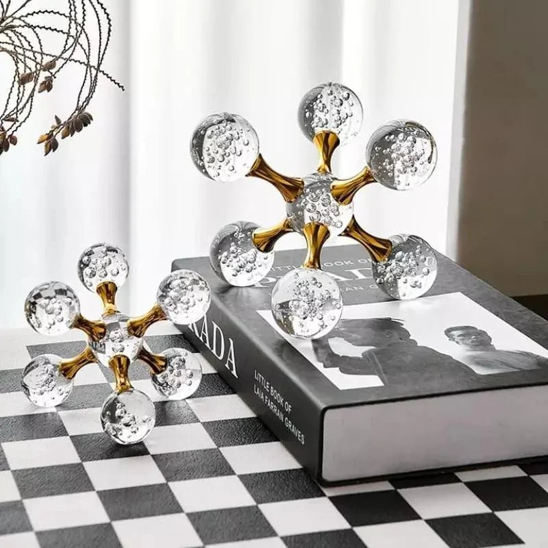 Molecular Crystal Decorative Ornament for Monzzi Table Centerpiece