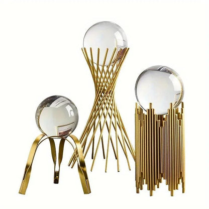 Abstract Art Monzzi : Decorative Ornament in Metal and Glass