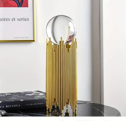 Abstract Art Monzzi : Decorative Ornament in Metal and Glass