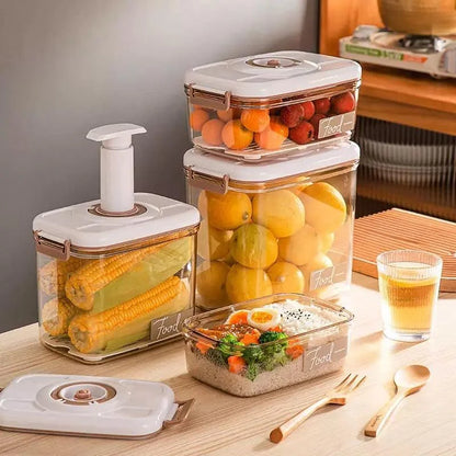 Vacuum-Sealed Airtight Food Storage Container with Lid