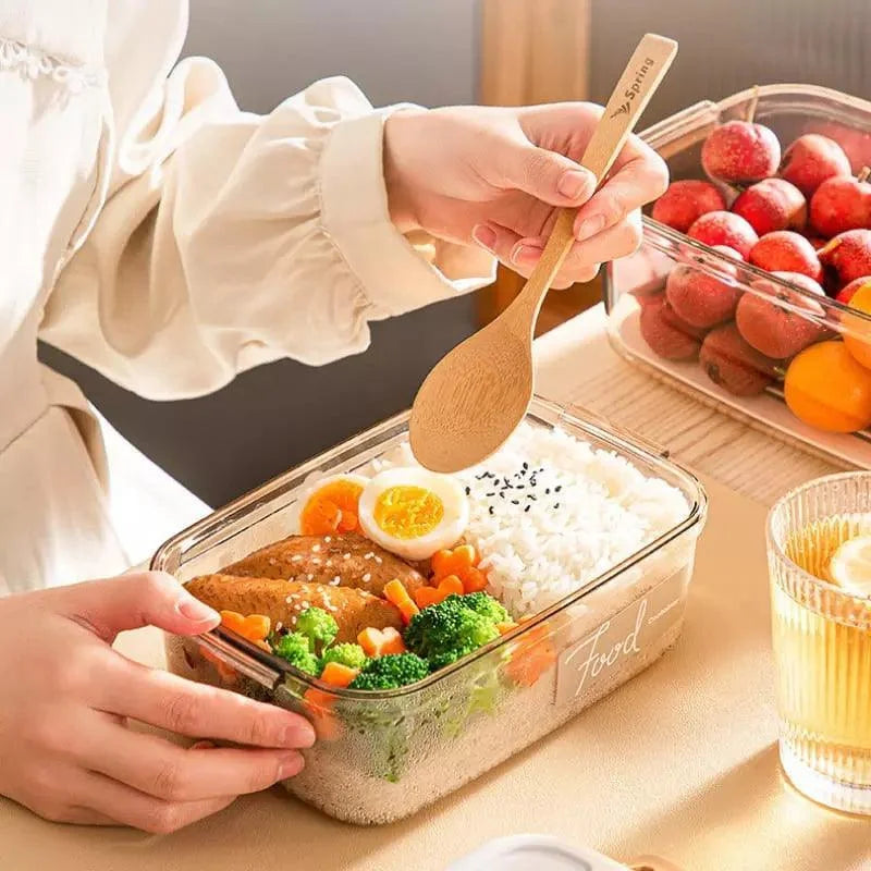 Vacuum-Sealed Airtight Food Storage Container with Lid