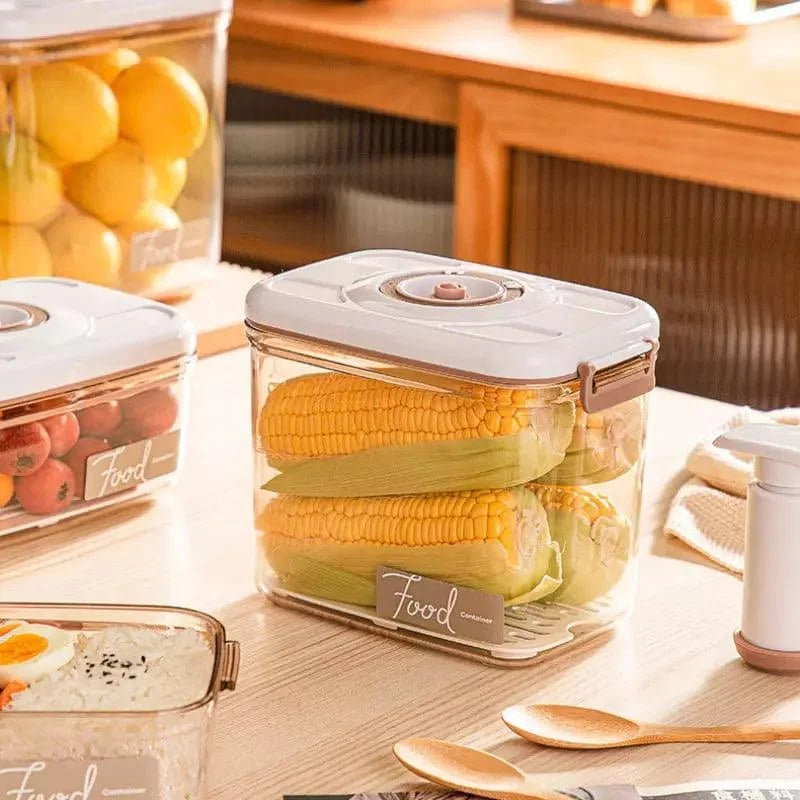Vacuum-Sealed Airtight Food Storage Container with Lid