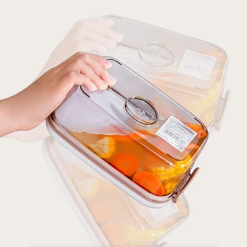 Vacuum-Sealed Airtight Food Storage Container with Lid