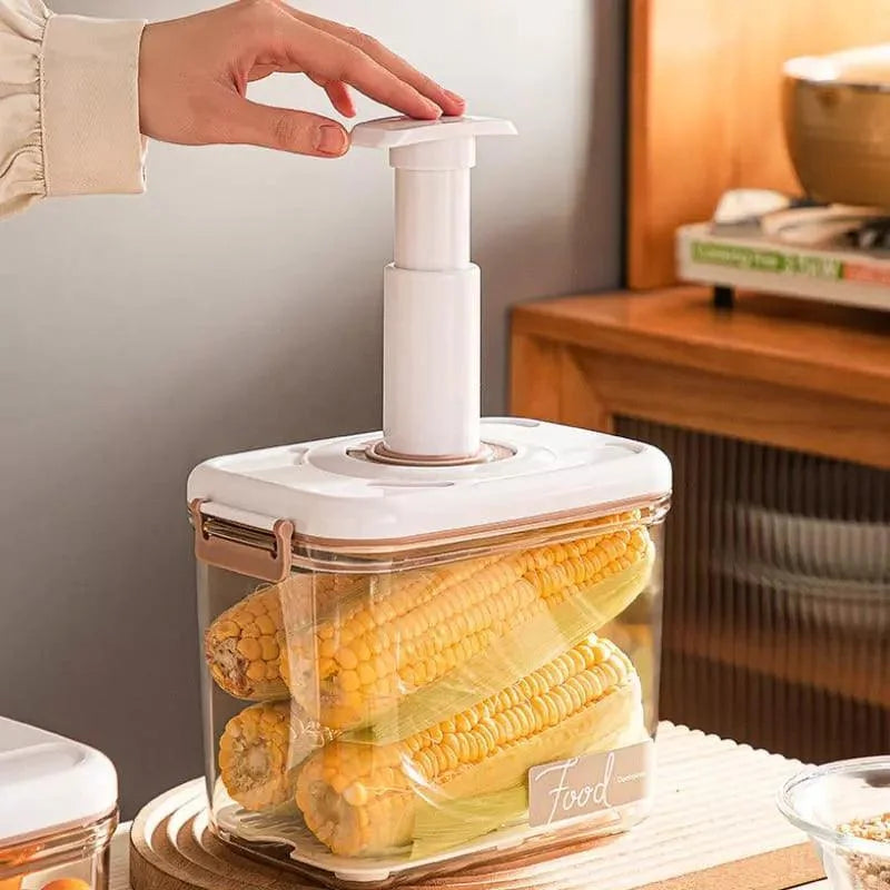 Vacuum-Sealed Airtight Food Storage Container with Lid