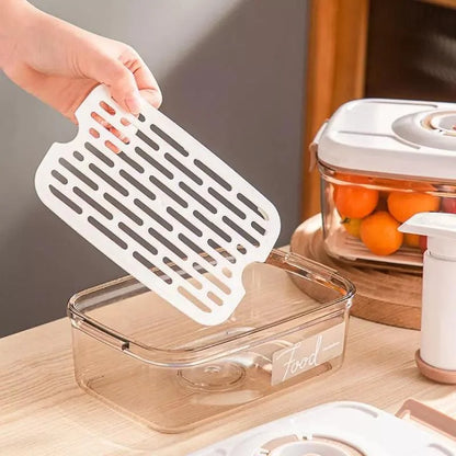 Vacuum-Sealed Airtight Food Storage Container with Lid