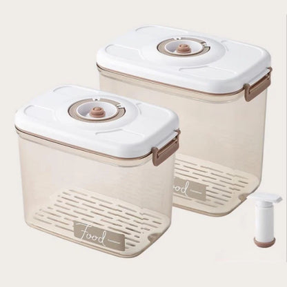 Vacuum-Sealed Airtight Food Storage Container with Lid