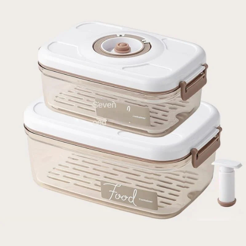 Vacuum-Sealed Airtight Food Storage Container with Lid