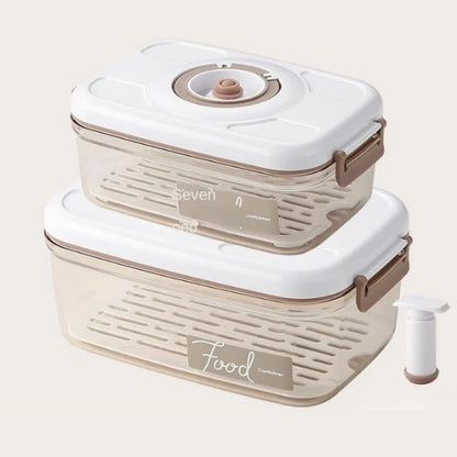 Vacuum-Sealed Airtight Food Storage Container with Lid