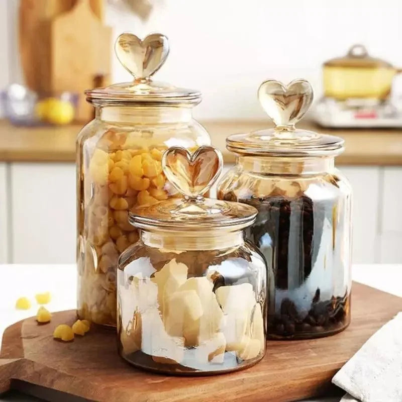 Monzzi Hermetic Glass Jars with Silicone Seals