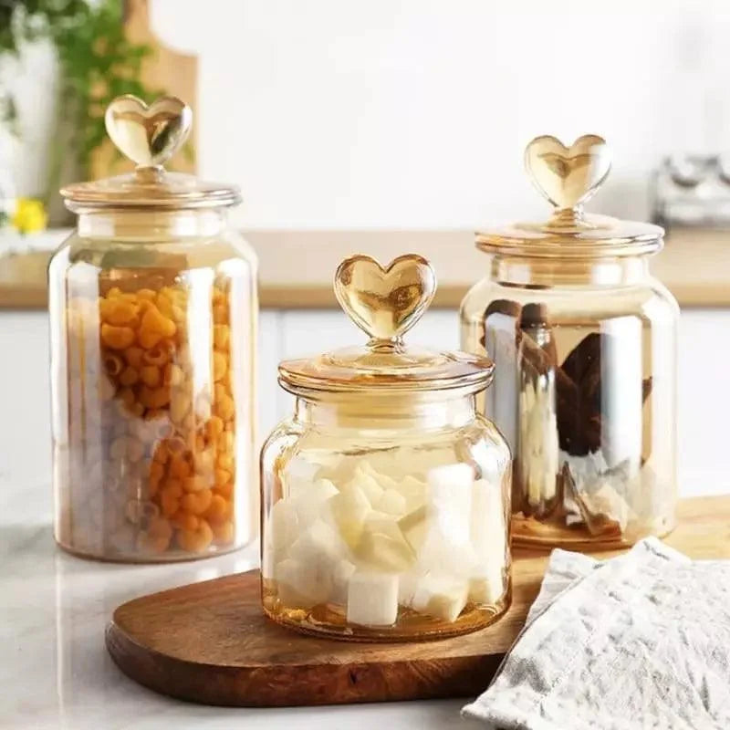 Monzzi Hermetic Glass Jars with Silicone Seals