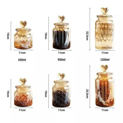 Monzzi Hermetic Glass Jars with Silicone Seals