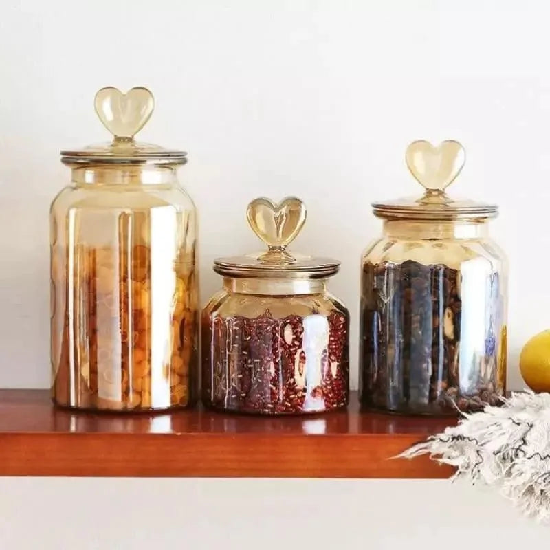 Monzzi Hermetic Glass Jars with Silicone Seals