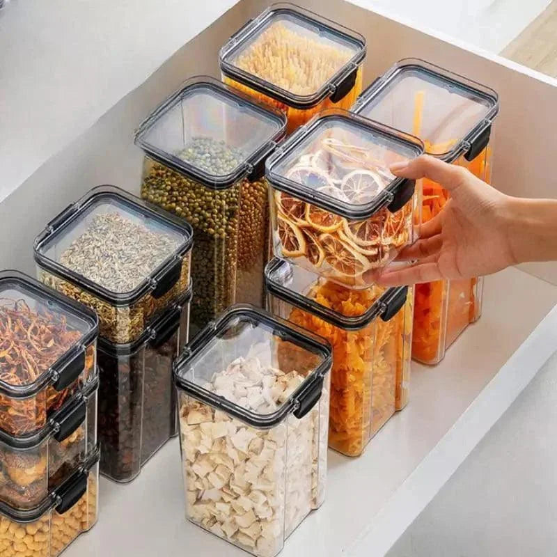Sealed Transparent Airtight Containers for Monzzi Food Storage