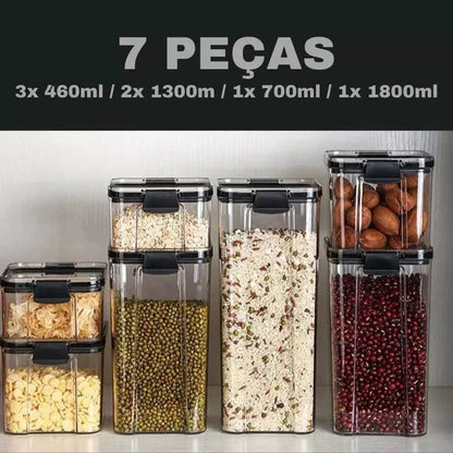 Sealed Transparent Airtight Containers for Monzzi Food Storage