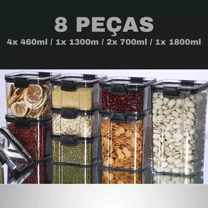 Sealed Transparent Airtight Containers for Monzzi Food Storage