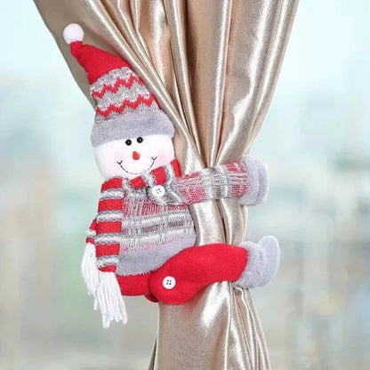 Festive Red Christmas Curtain Tieback by Monzzi