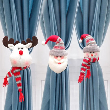 Festive Red Christmas Curtain Tieback by Monzzi