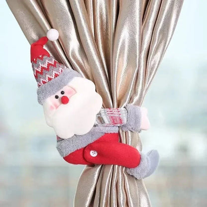 Festive Red Christmas Curtain Tieback by Monzzi
