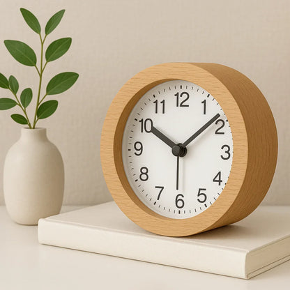 Monzzi Table Silent Wooden Alarm Clock
