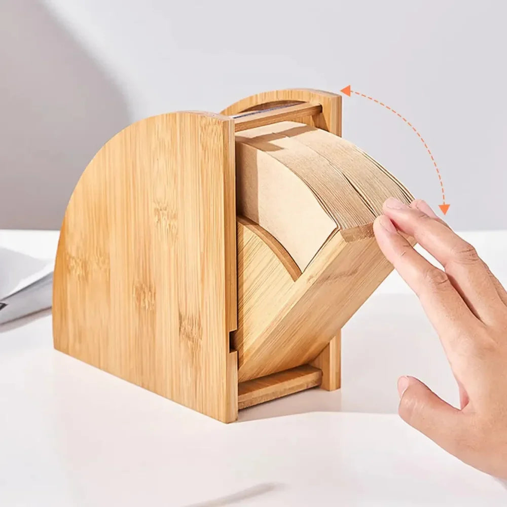 Bamboo Coffee Filter Holder for Organized Kitchen - Monzzi