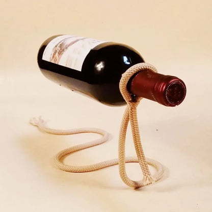 Monzzi Rope-Style Wine Holder for Kitchen and Bar