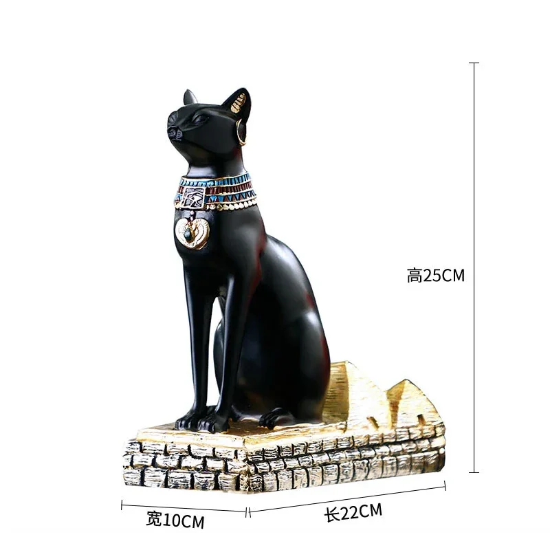 Monzzi Egyptian-Style Resin Anubis Wine Holder