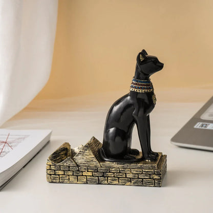 Monzzi Egyptian-Style Resin Anubis Wine Holder