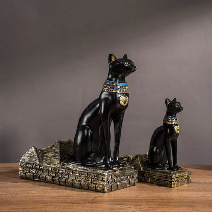 Monzzi Egyptian-Style Resin Anubis Wine Holder