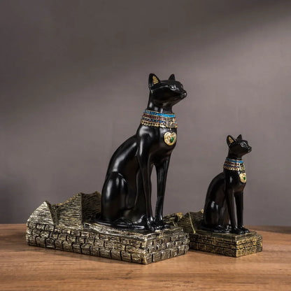 Monzzi Egyptian-Style Resin Anubis Wine Holder