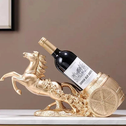 Elegant Wine Holder in Timeless Monzzi Resin