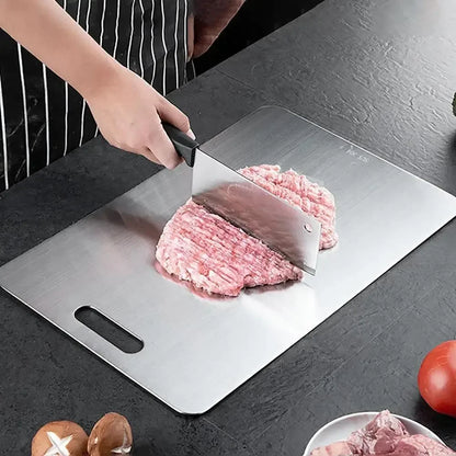 Monzzi Stainless Steel Kitchen Cutting Board - Anti-Odor Design