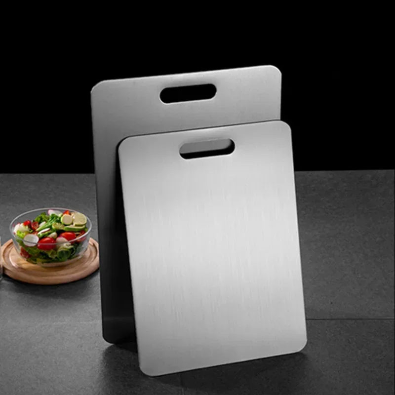 Antimicrobial Stainless Steel Kitchen Cutting Board