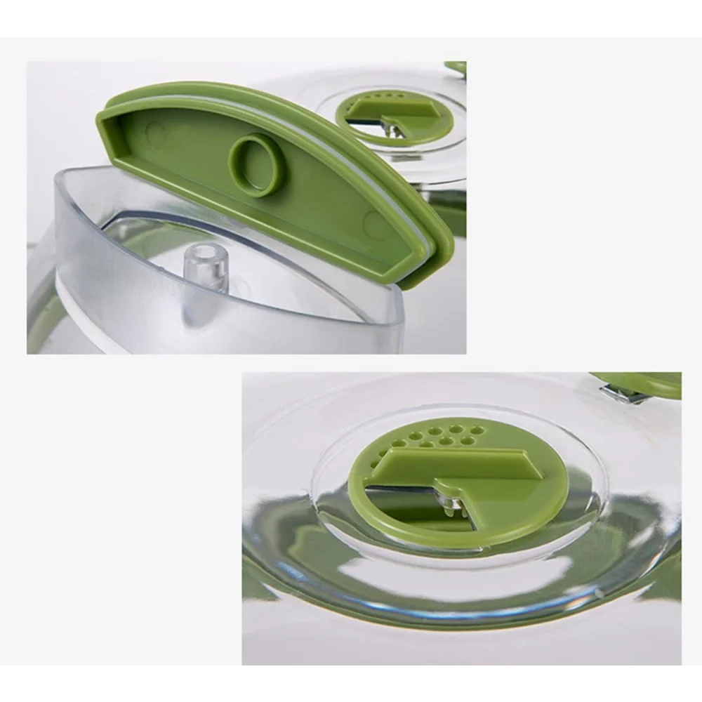 Monzzi Tampa Microwave Lid with Anti-Splash Design and Water Dispenser