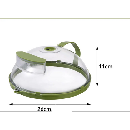 Monzzi Tampa Microwave Lid with Anti-Splash Design and Water Dispenser