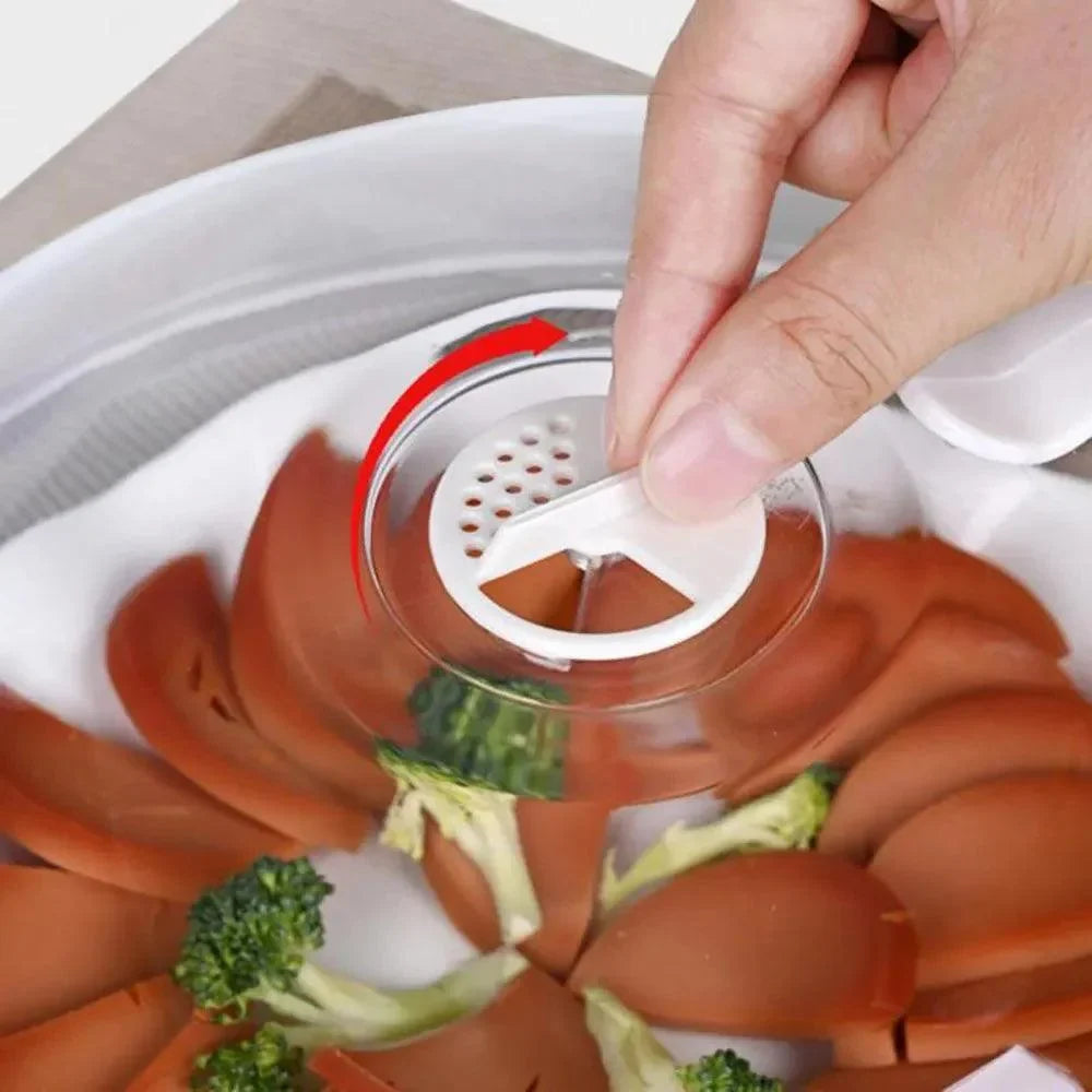 Monzzi Microwave and Oven Splash Guard with Integrated Steam Vent