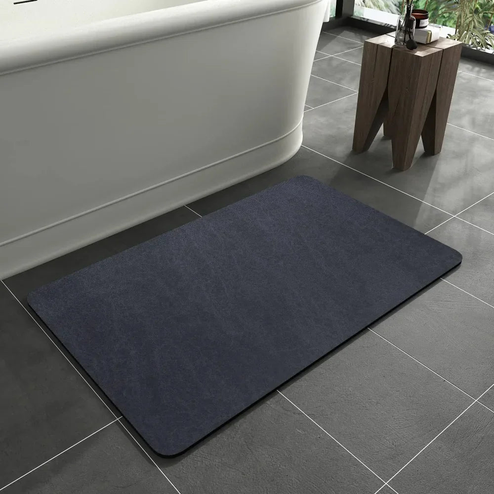 Non-Slip Diatomite Bath Mat - Highly Absorbent for Laminate Floors