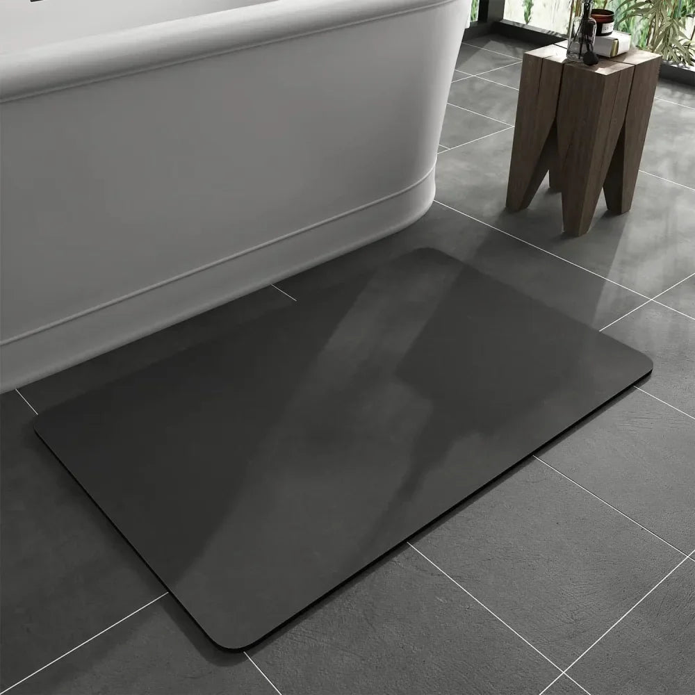 Non-Slip Diatomite Bath Mat - Highly Absorbent for Laminate Floors