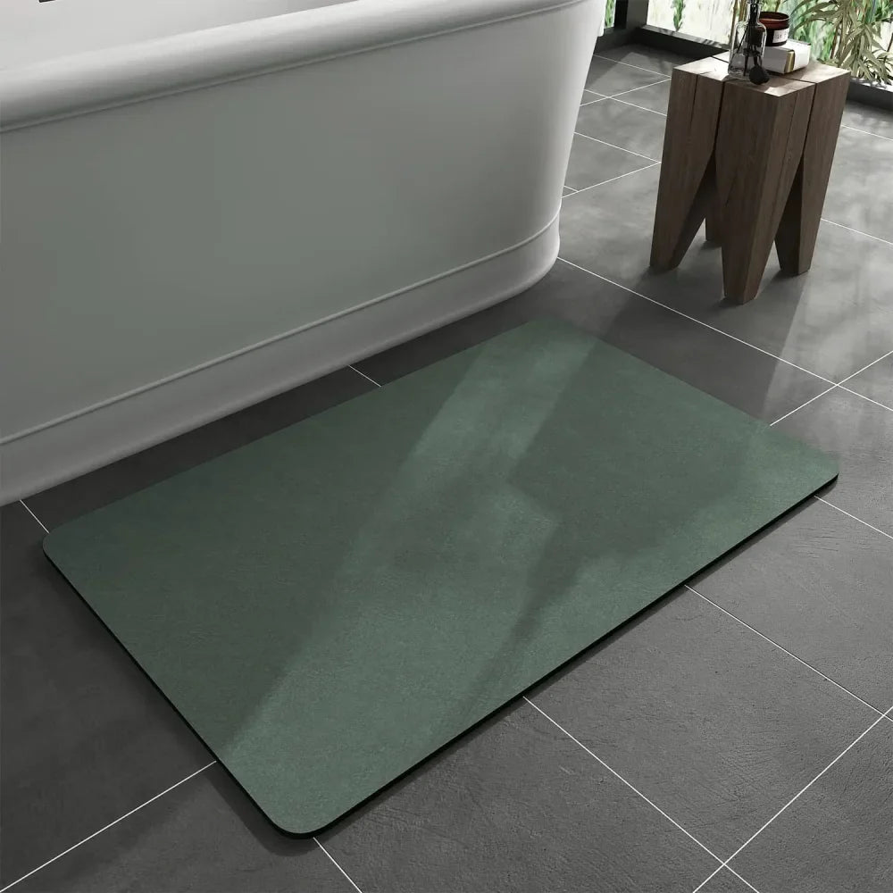 Non-Slip Diatomite Bath Mat - Highly Absorbent for Laminate Floors